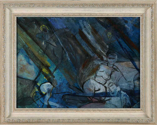 Суряев Константин Николаевич. Лот из двух эскизов к картине «Искушение» 